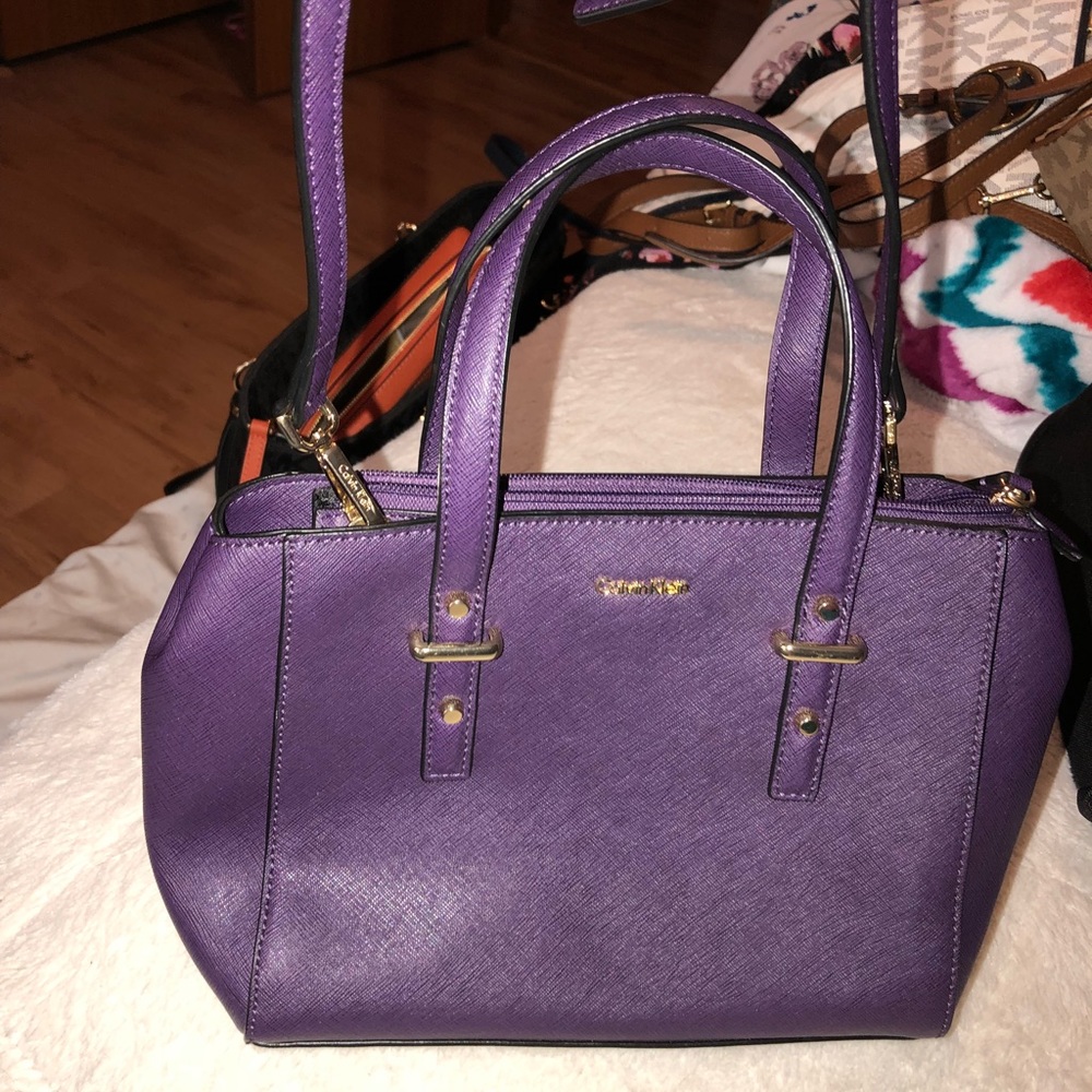 Plum purple Calvin bag